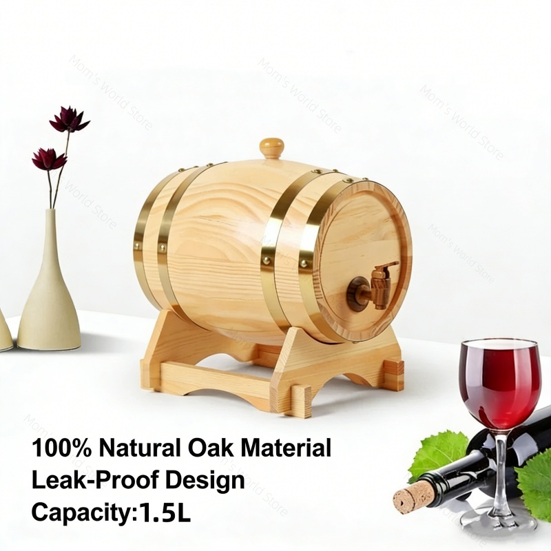 Wine Beer Rum - Beer Brewing Keg Vintage Wood Oak