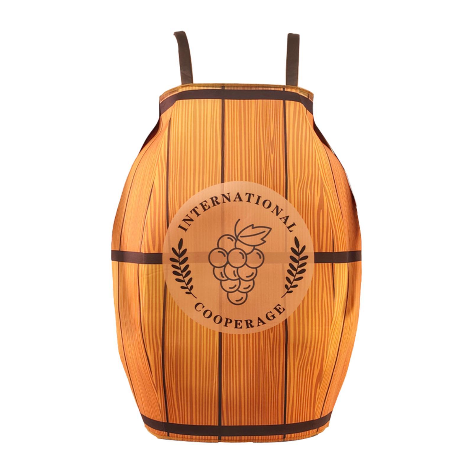 Wine Beer Photo - Halloween Wine Barrel Costume Reusable Adults