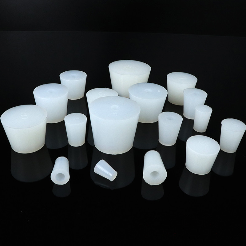 Wine Beer Food - 2pcs Silicone Plug With Hole &