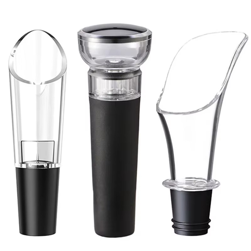 Wine Aerator Pour - Leak-Free Wine Bottle Sealer Vacuum Pump