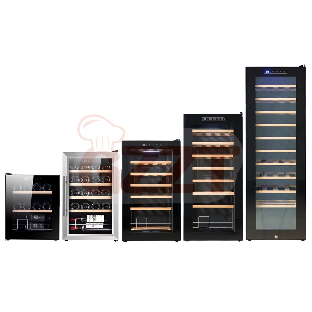 Wine Beer Fridge Dual Zone - High Quality Display Cooler Bar Kitchen