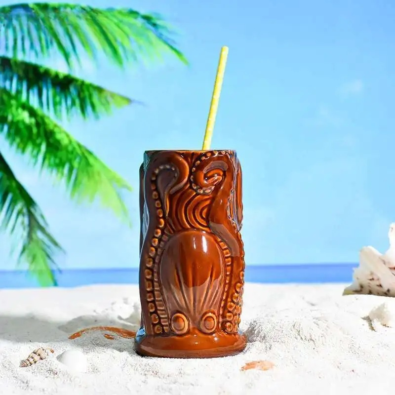 Wine Beer Indian - TIKI Bar Cocktail Cup Hawaii Tropic