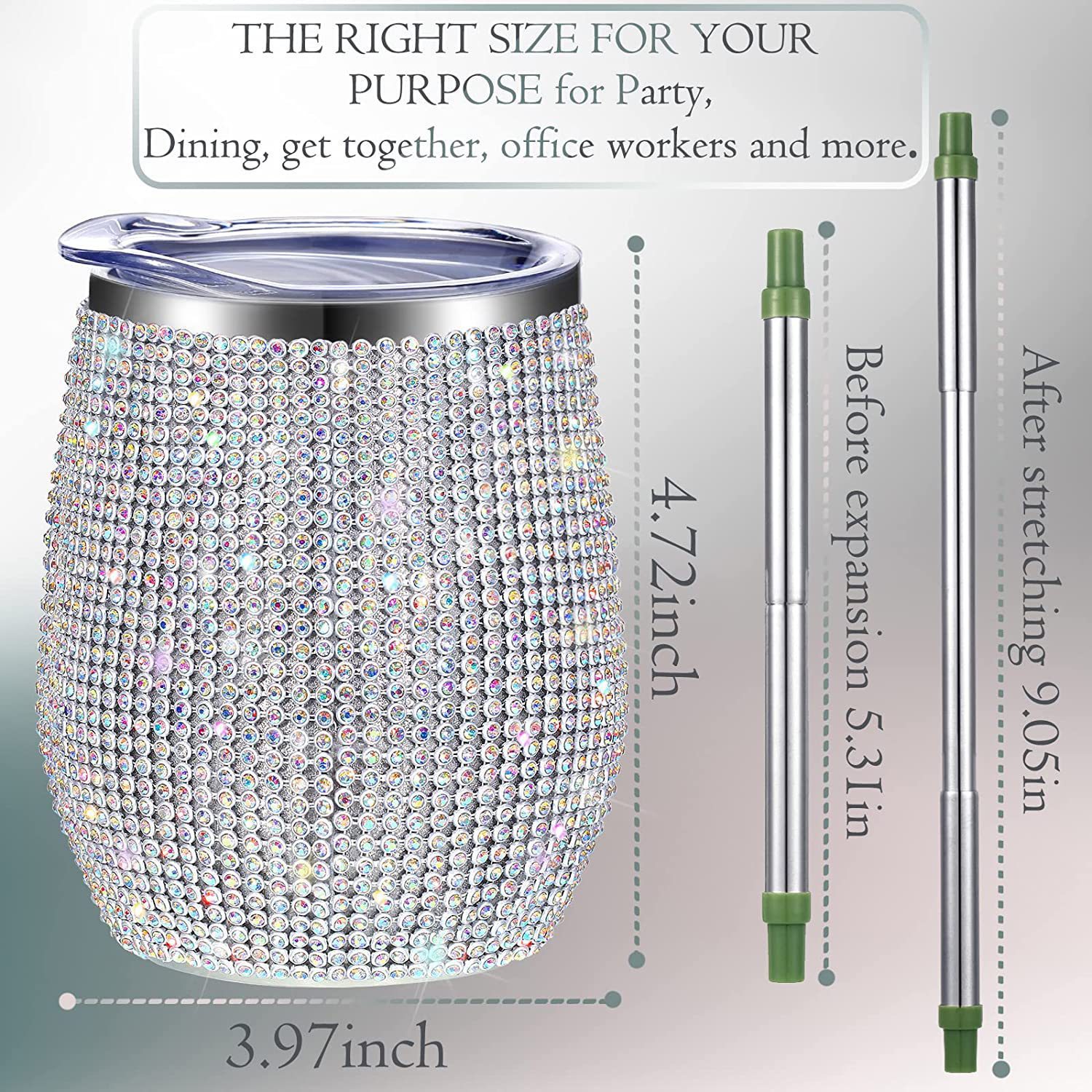 Bling Double-layer Stainless S - đánh giá và giá Wine Beer Coffee