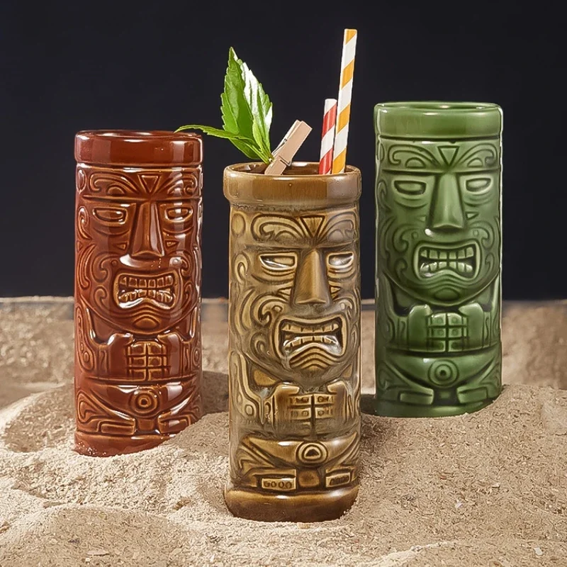 60 Type Hawaiian Tiki Mug Cera - đánh giá và giá Wine Beer Cocktail