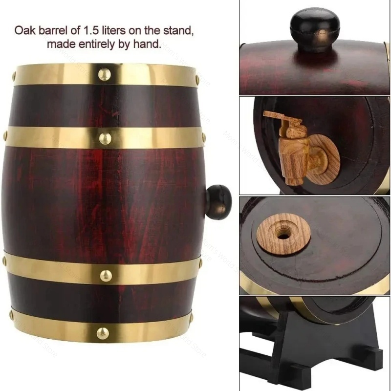Beer Brewing Keg Vintage Wood  - đánh giá và giá Wine Beer Rum