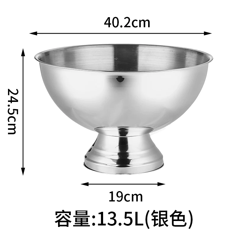Large Stainless Steel Ice Buck - đánh giá và giá Wine Beer Cocktail