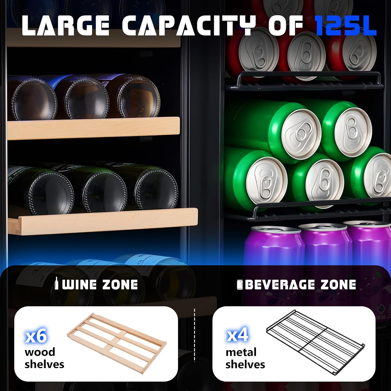 Beverage Refrigerator, 24-Inch - đánh giá và giá Wine Beer Fridge Dual Zone