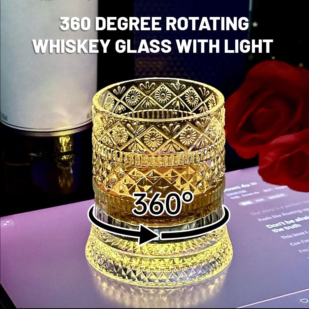 Rotating Whiskey Glass Creativ - đánh giá và giá Wine Beer Cocktail