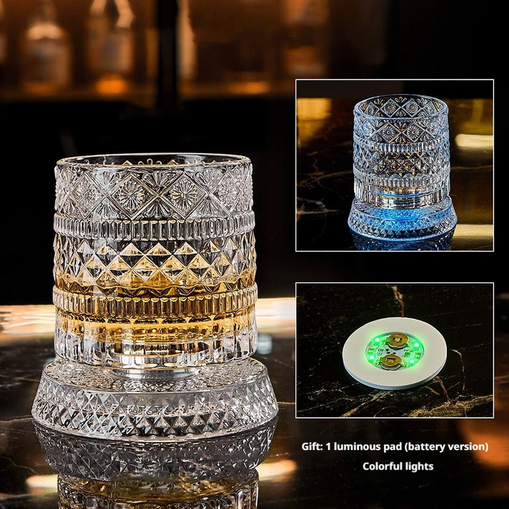 Rotating Whiskey Glass Creativ - đánh giá và giá Wine Beer Cocktail