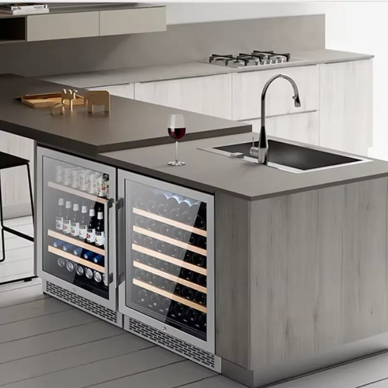 48 Bottle Wine Fridge Dual Gla - đánh giá và giá Wine Beer Fridge Dual Zone
