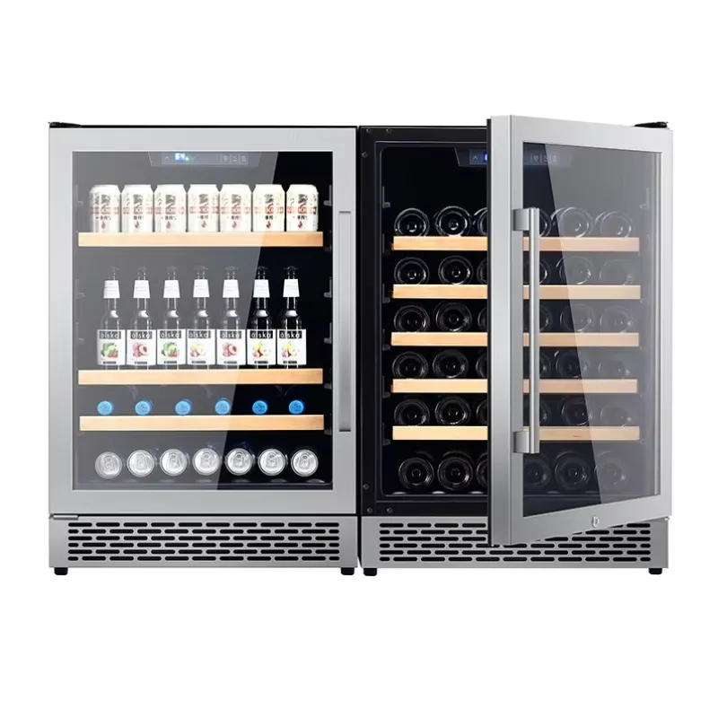 48 Bottle Wine Fridge Dual Gla - đánh giá và giá Wine Beer Fridge Dual Zone