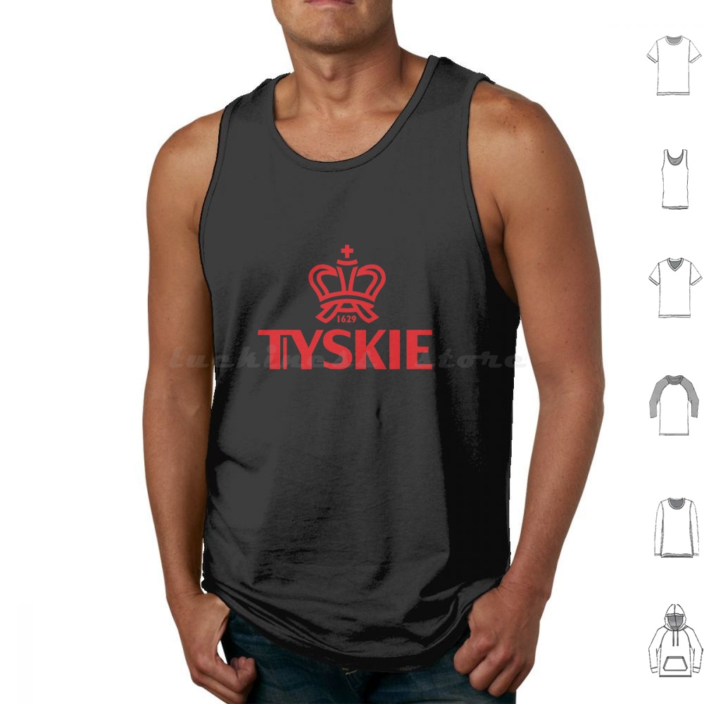 Tyskie Tank Tops Print Cotton  - đánh giá và giá Wine Beer Rum