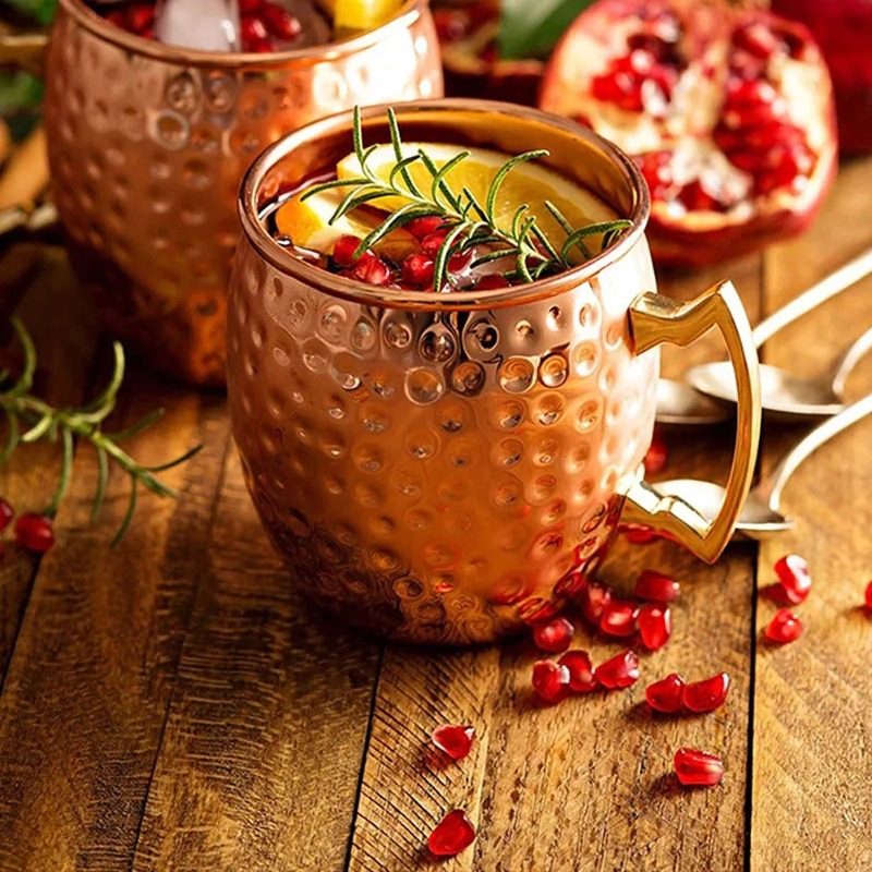 1-6PCS Cocktail Wine Cup Mosco - đánh giá và giá Wine Beer Coffee