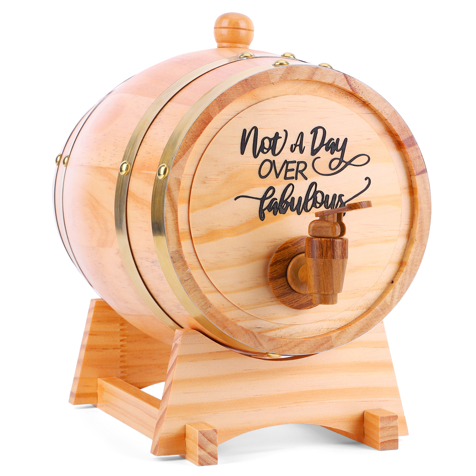3L Engraved Barrel with Stand  - đánh giá và giá Wine Beer Rum