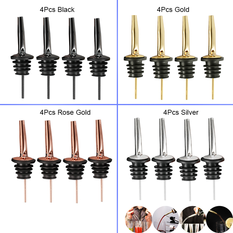 4Pcs Black/Rose Gold/Silver Li - đánh giá và giá Wine Aerator Pour