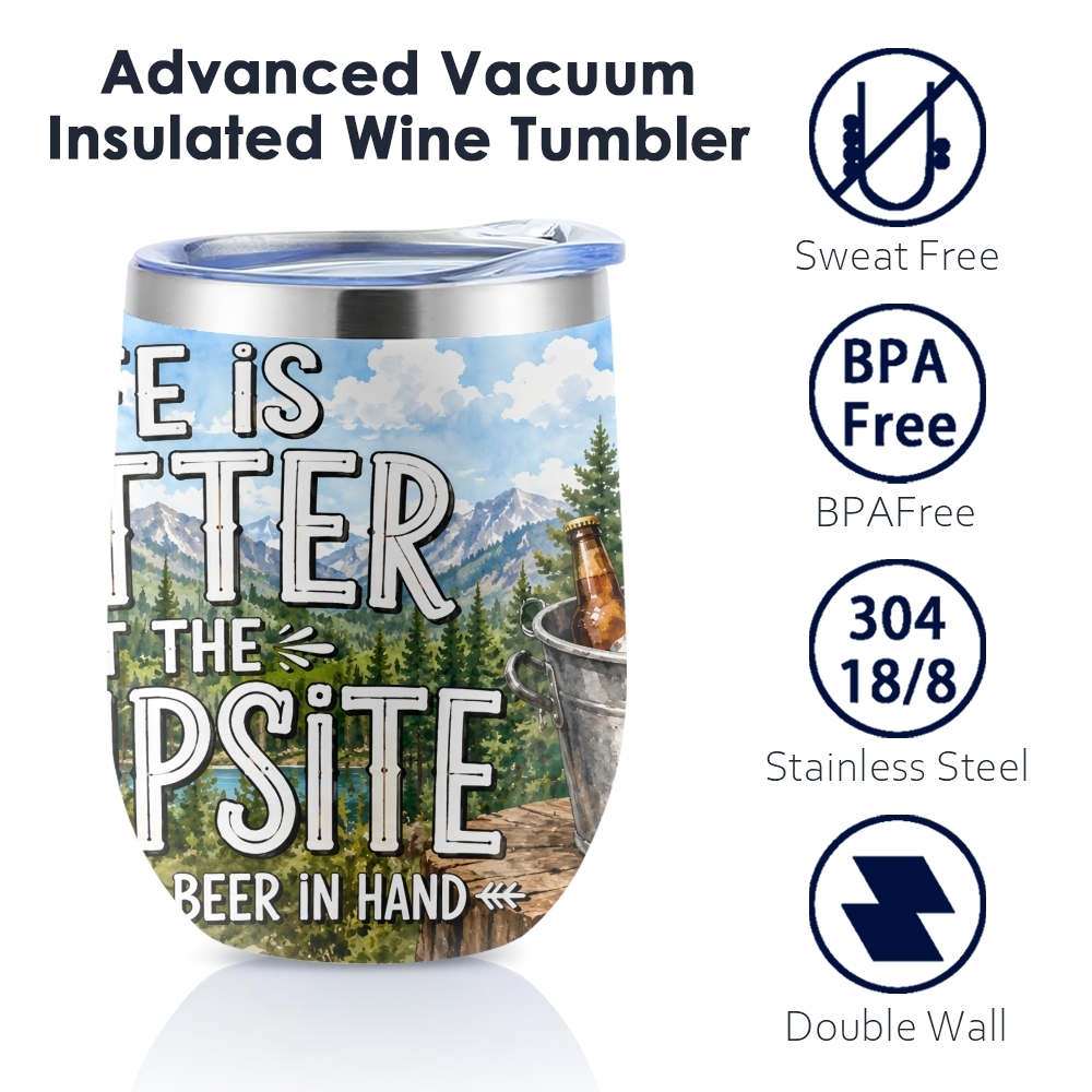 Funny Camping Beer Quote Vacuu - đánh giá và giá Beer And Wine Quote
