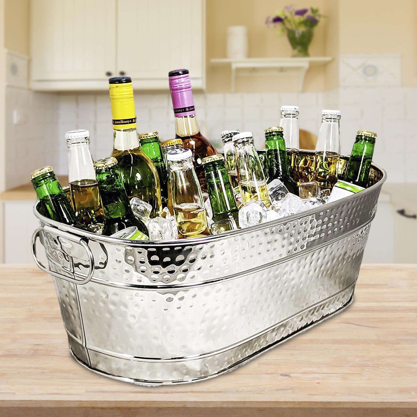 Ice Bucket Galvanized Tub Stor - đánh giá và giá Wine Beer Cocktail