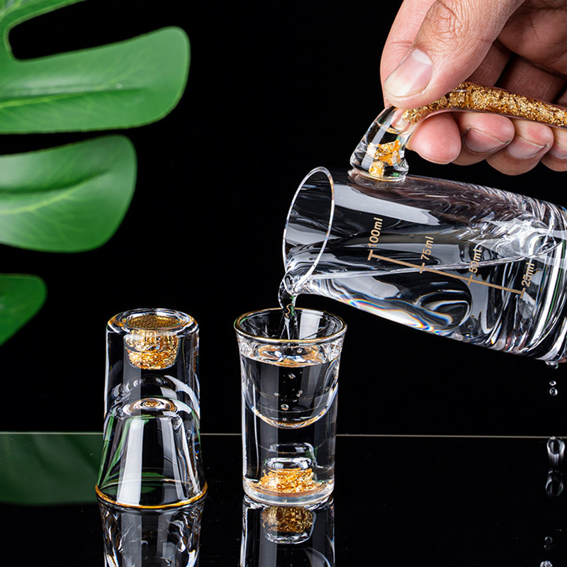 2/7pcs Crystal Glass Short Cup - đánh giá và giá Wine Vodka Beer