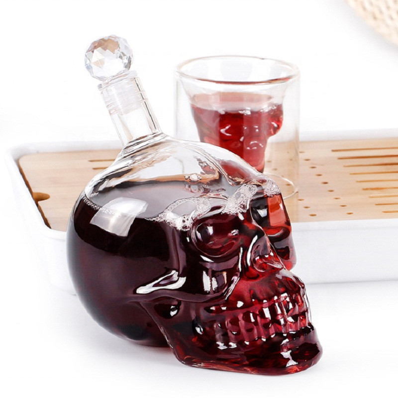 Creative Skull Head Decanter C - đánh giá và giá Wine Vodka Beer