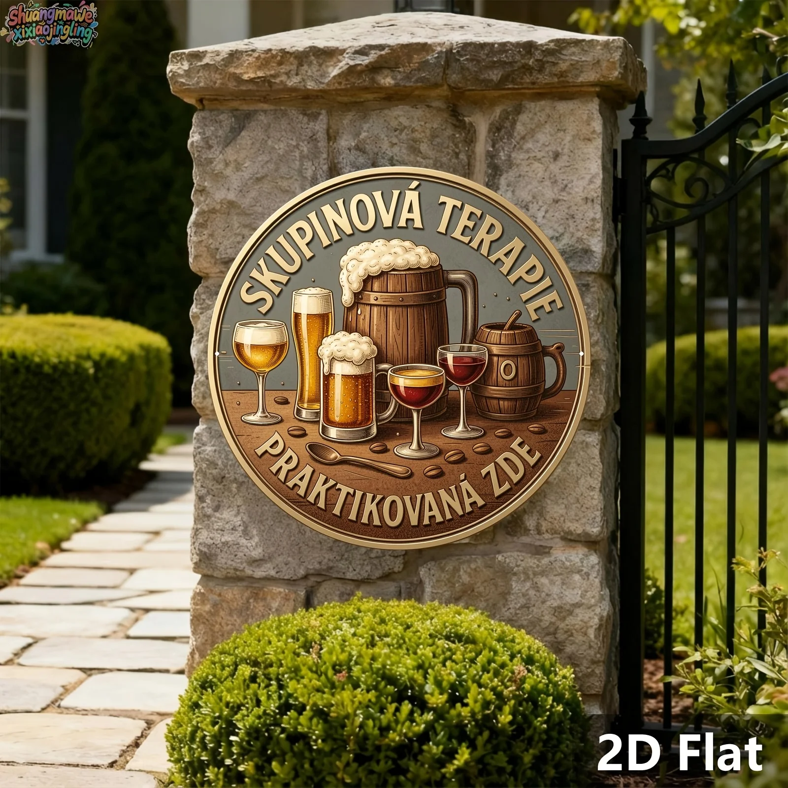 2D wooden signs, featuring hum - đánh giá và giá Beer And Wine Quote