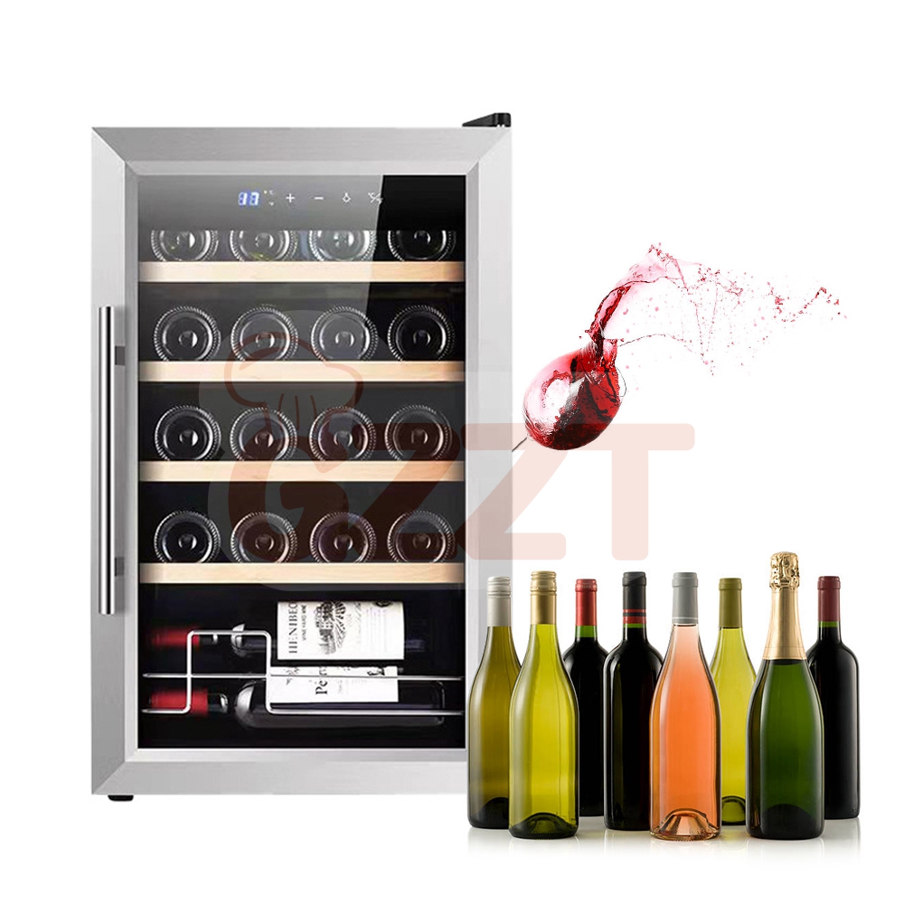 High Quality Display Cooler Ba - đánh giá và giá Wine Beer Fridge Dual Zone