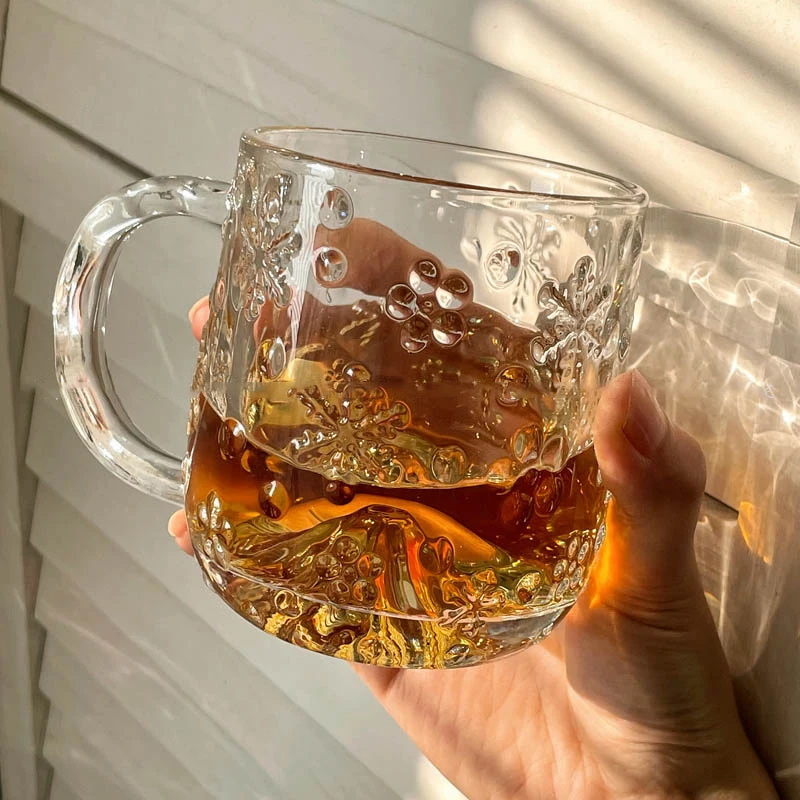 Cute Christmas Mug Gift Glass  - đánh giá và giá Wine Beer Coffee