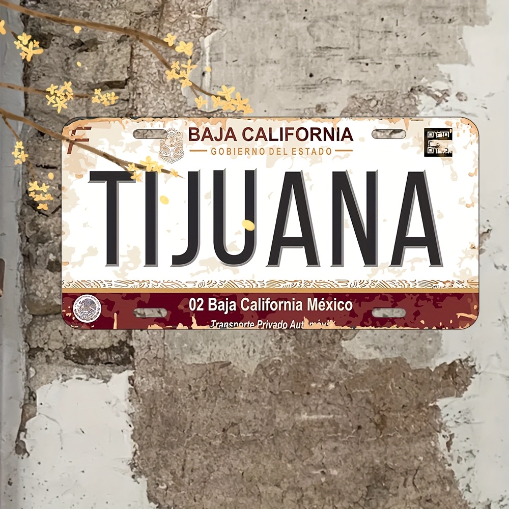 Vintage Mexican License Plate  - đánh giá và giá Wine Tag Label