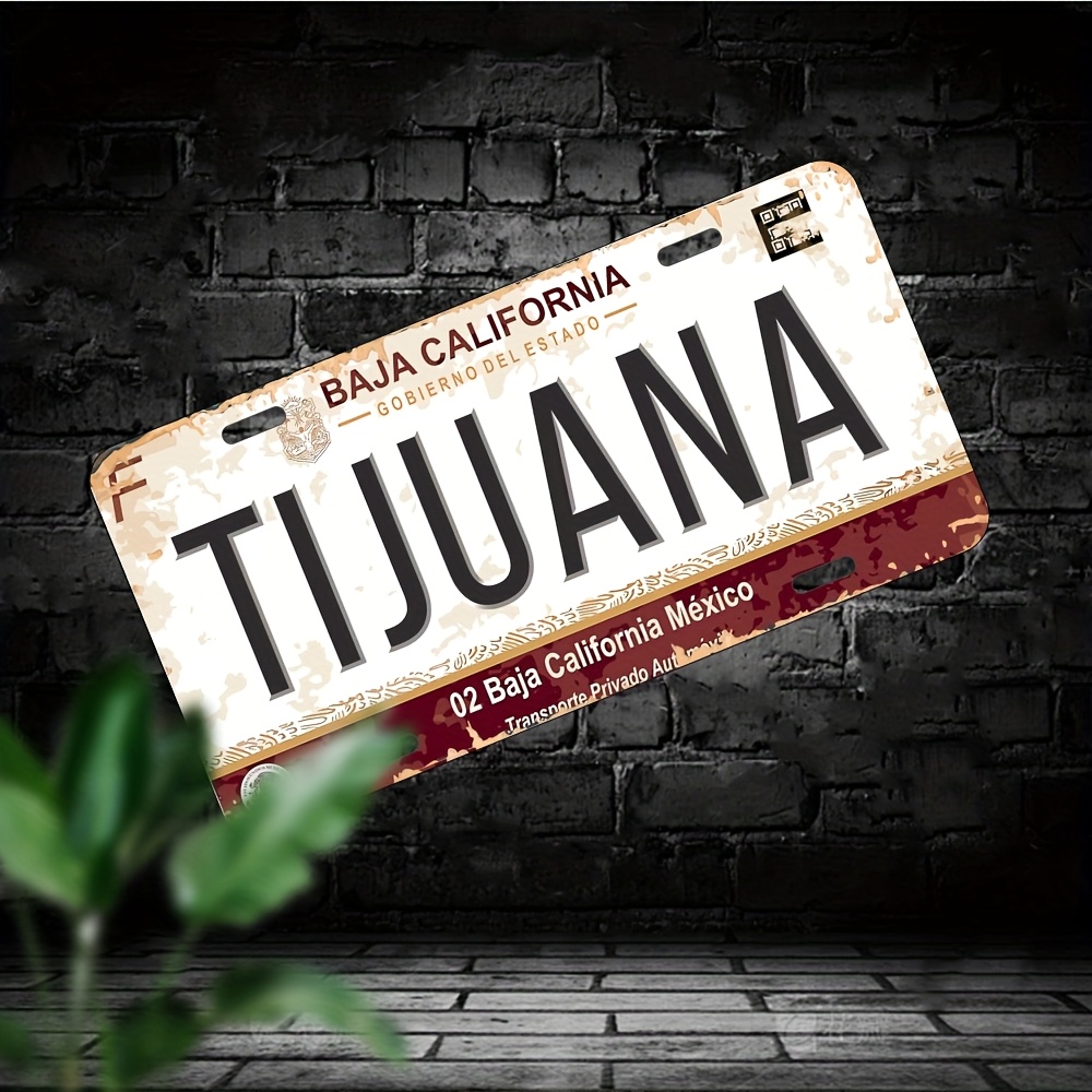 Vintage Mexican License Plate  - đánh giá và giá Wine Tag Label
