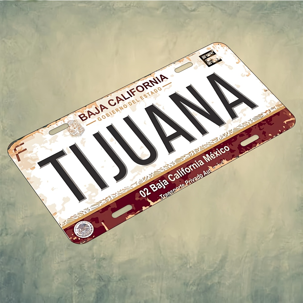 Vintage Mexican License Plate  - đánh giá và giá Wine Tag Label