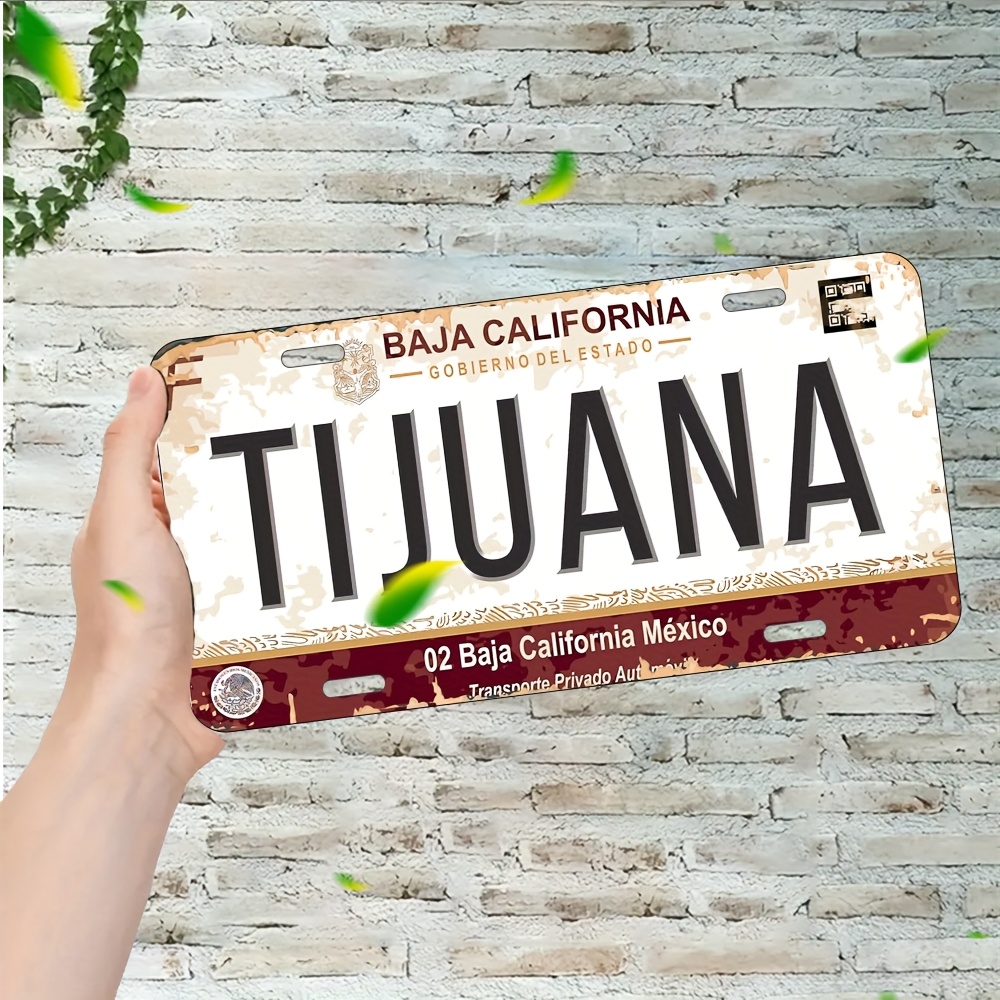 Vintage Mexican License Plate  - đánh giá và giá Wine Tag Label