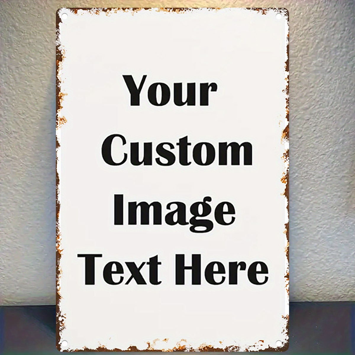 Custom Image/Text Metal Tin Si - đánh giá và giá Wine Tag Label