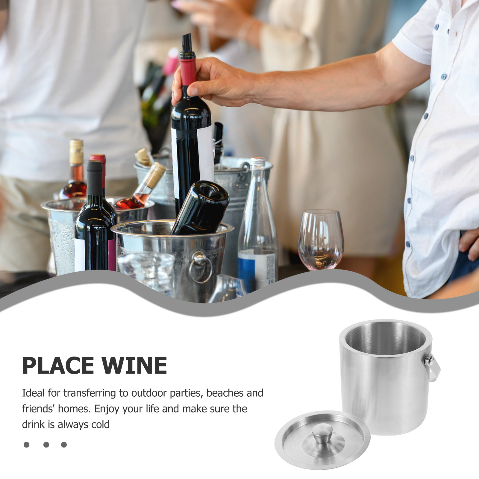 Stainless Steel Insulated Ice  - đánh giá và giá Wine Beer Cocktail