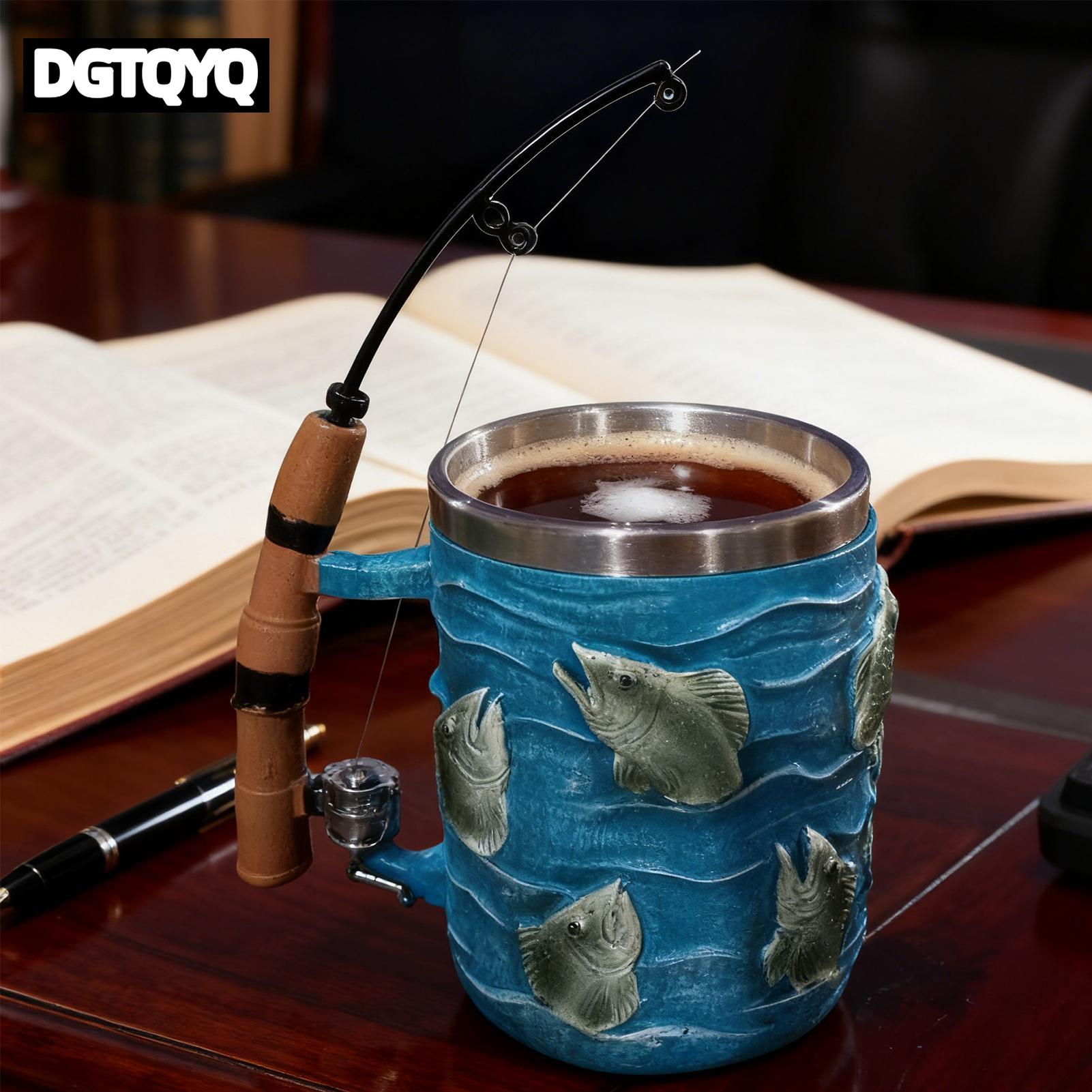 Coffee Mug Resin 3D Fish Cold  - đánh giá và giá Wine Beer Coffee