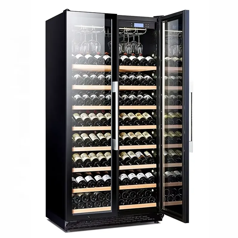 735L Large Capacity Wine Fridg - đánh giá và giá Wine Beer Fridge Dual Zone